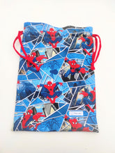Cargar imagen en el visor de la galería, Bolsa / Mochila de la merienda Spiderman
