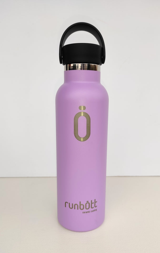 Botella termo reutilizable lila merakiheartmade