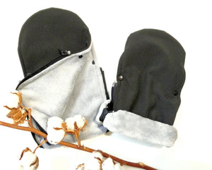 MANOPLAS PARA CARRITO DE BEBE NEGRAS - Meraki Heartmade